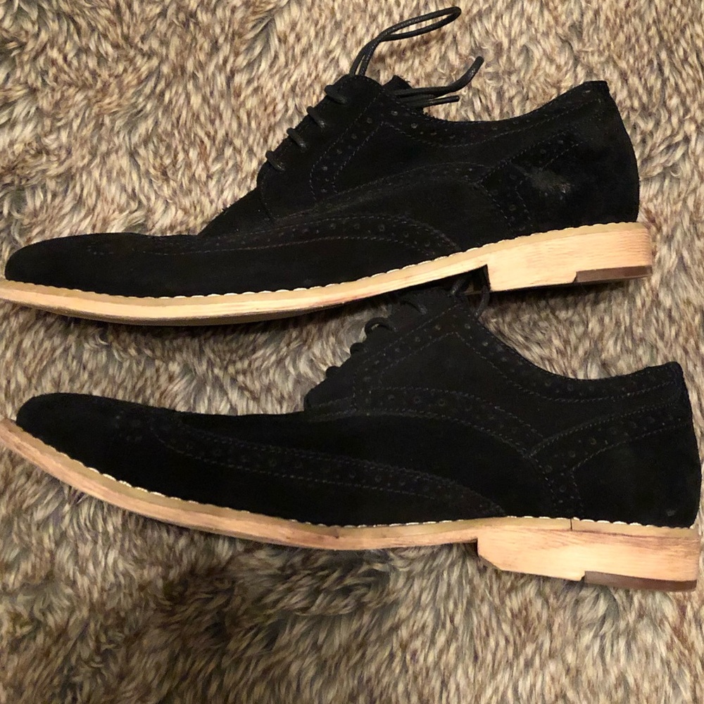 SOLD! Jump J57 Farley, suede wingtip dress shoes - Picture 3 of 6
